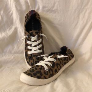 Madden Girl leopard print sneakers